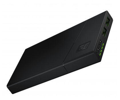 Powerbank GREENCELL 10000 mAh PowerPlay 10S 2xUSB-C 2xUSB PD 18W czarny